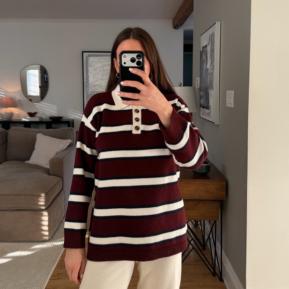 H&M Knit Rugby Shirt - Picture 6 of 7